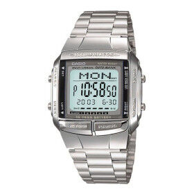 Montre Homme Casio DATABANK Argenté (Ø 38 mm)